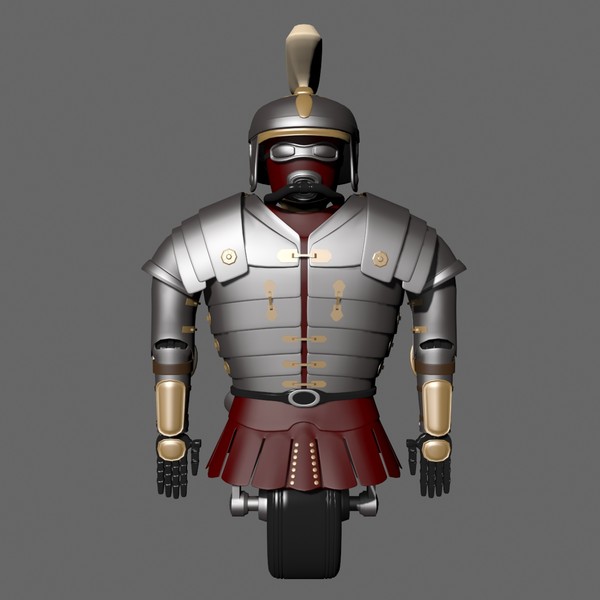 3ds max robot character - Robot Centurion (RP-1) by Tschirner